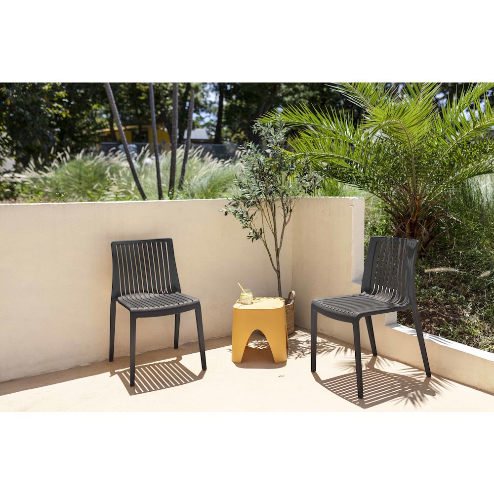 Lagoon Milos Stackable Side Chair Set of 2. Picture 2