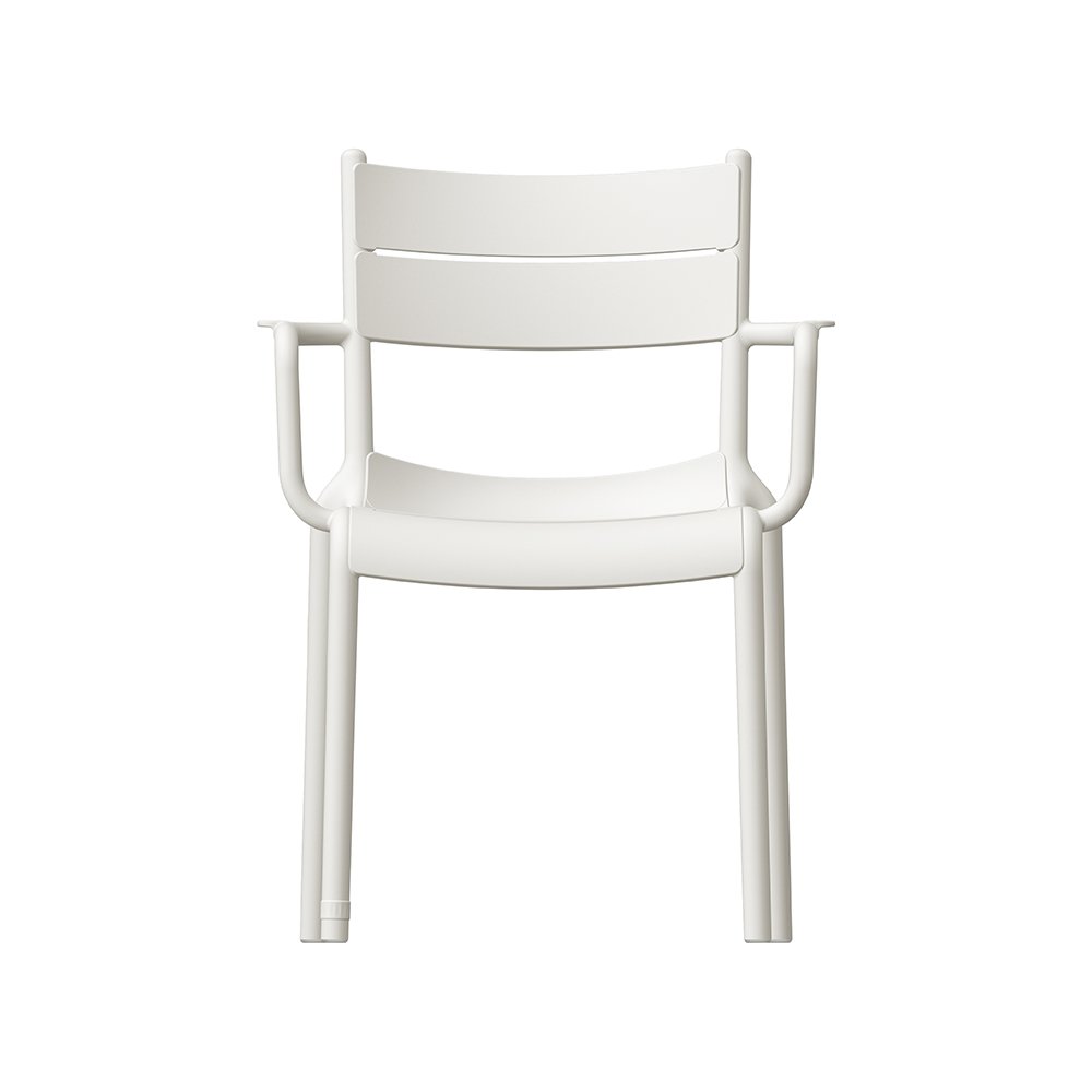 Naples A Stackable Armchair White, 2 Pcs. Picture 3