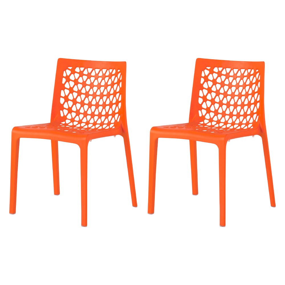 Lagoon Milan Stackable Dining Chair Set of 2. Picture 1