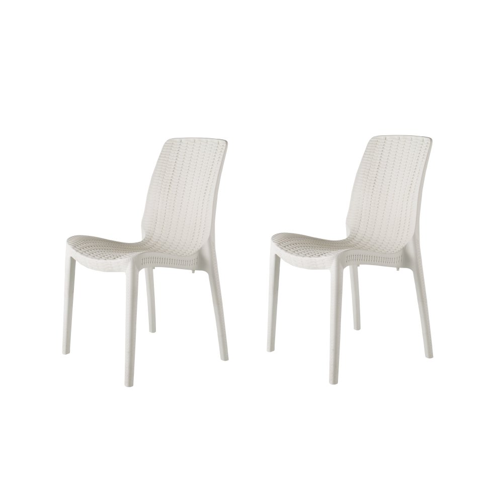 Lagoon Rue Resin Stackable Dining Chairs Set of 4. Picture 4