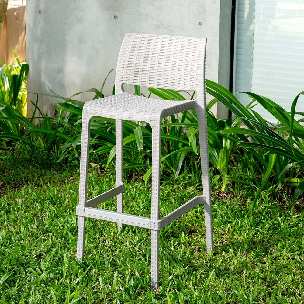 Rue Resin Stackable Bar Stool Set of 2. Picture 4