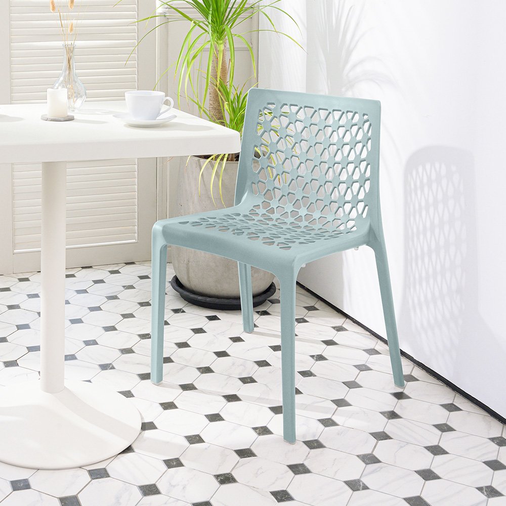 Lagoon Milan Stackable Dining Chair Set of 2. Picture 2