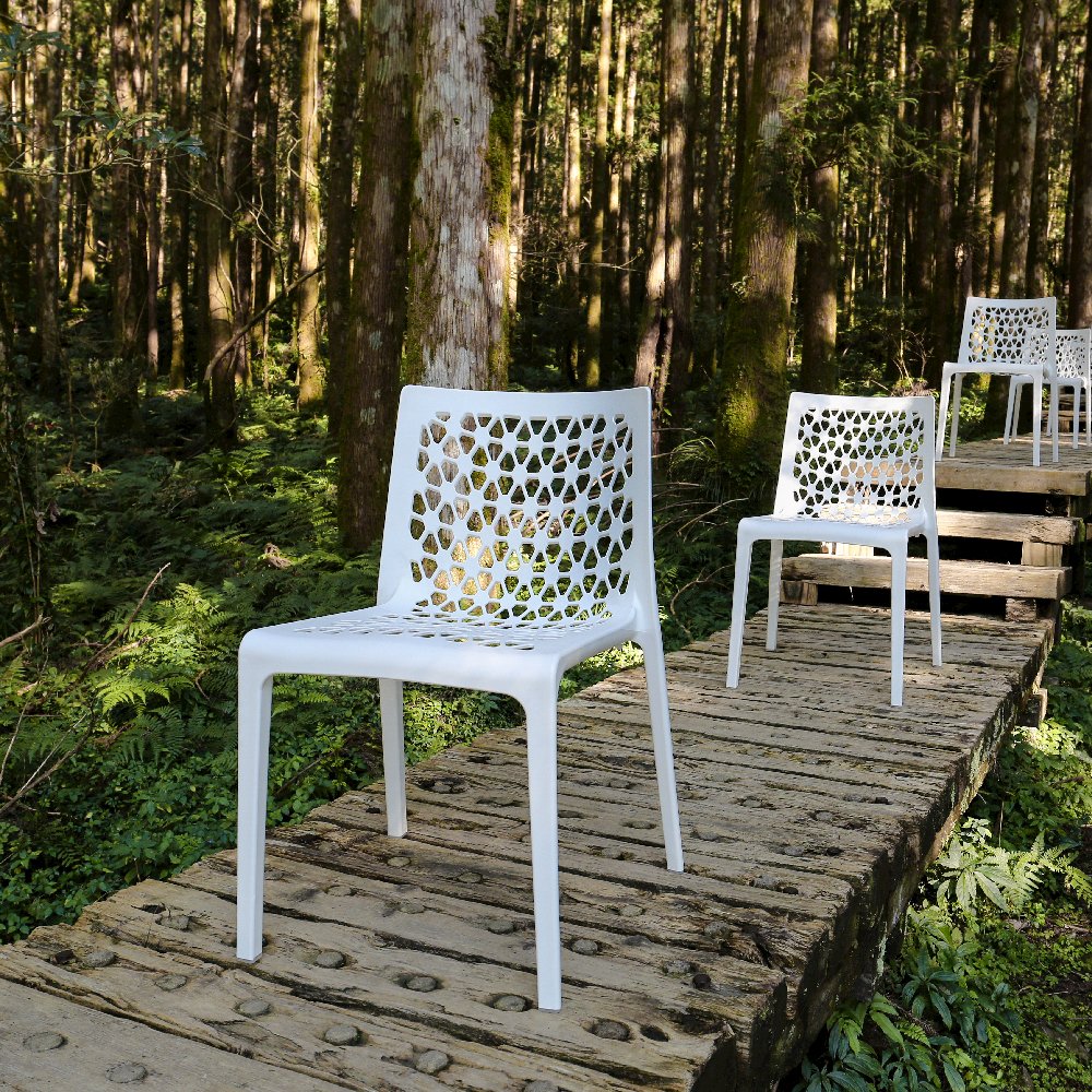 Lagoon Milan Stackable Dining Chair Set of 2. Picture 5