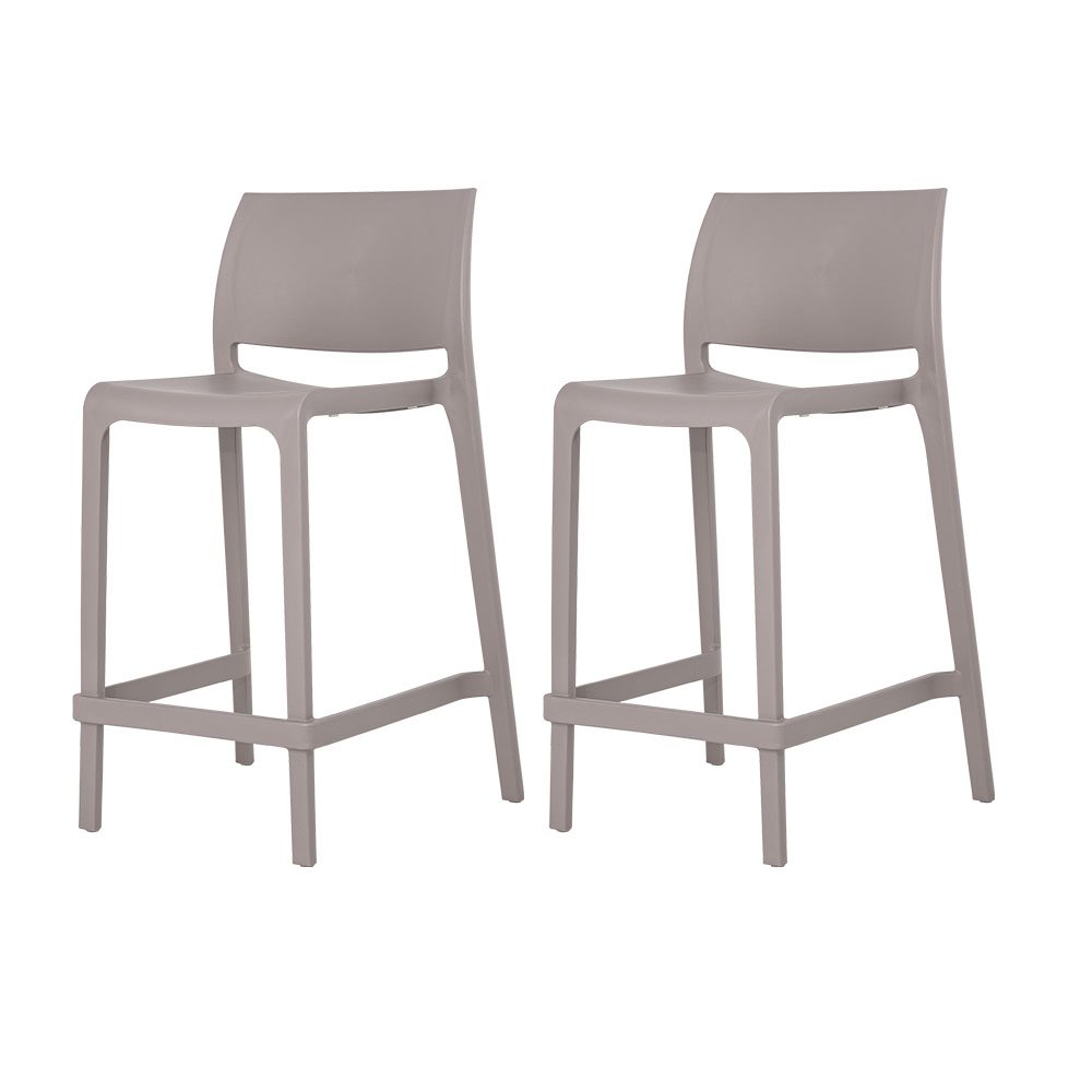 Sensilla Resin Stackable Counter Stool Set of 2. Picture 1