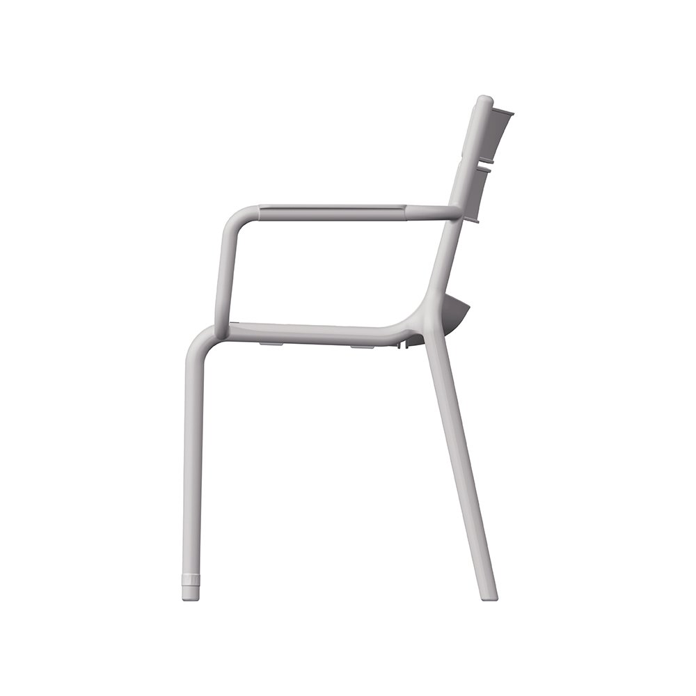 Naples A Stackable Armchair Cold Grey, 2 Pcs. Picture 4
