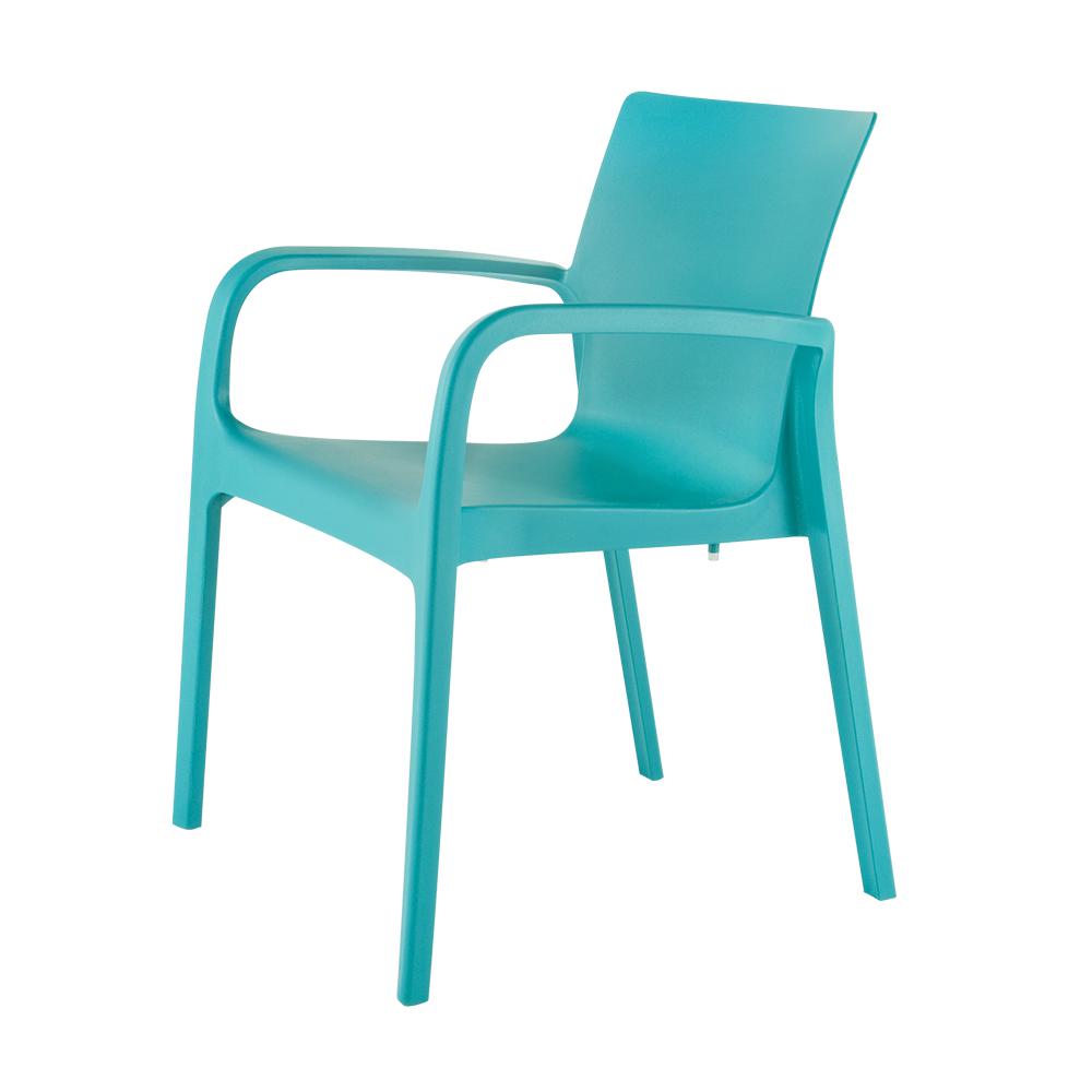 Lagoon Alissa Resin Stackable Dining Armchair Set of 2. Picture 2