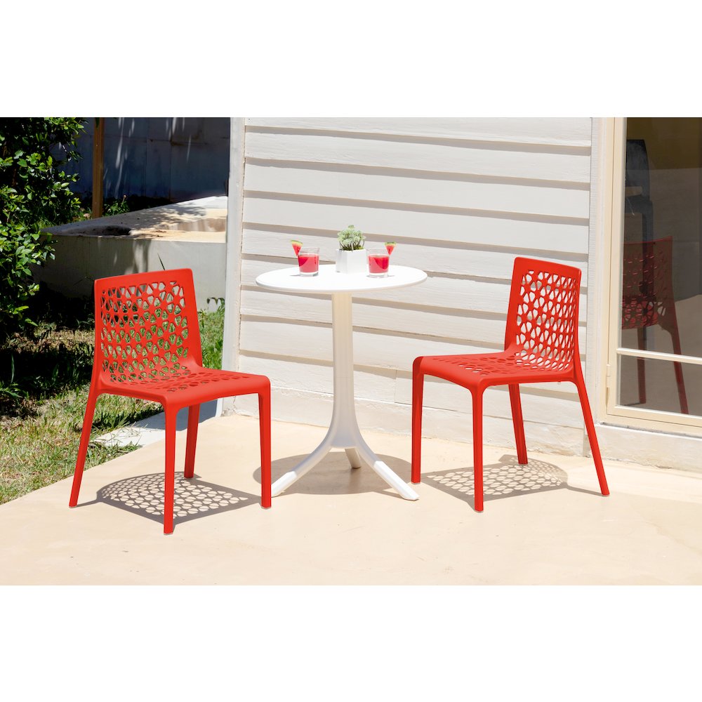 Lagoon Milan Stackable Dining Chair Set of 2. Picture 2