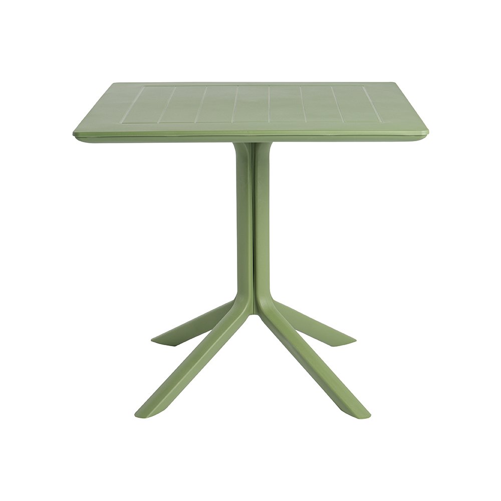 Venice Resin Square Dining Table. Picture 1