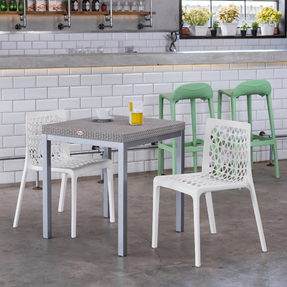 Lagoon Milan Stackable Dining Chair Set of 2. Picture 4
