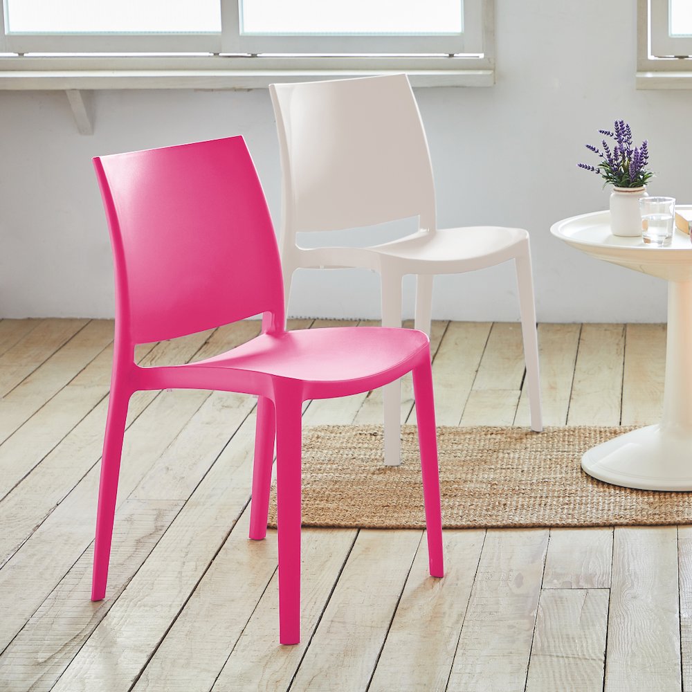 Lagoon Sensilla Stackable Dining Chairs Set of 4. Picture 4