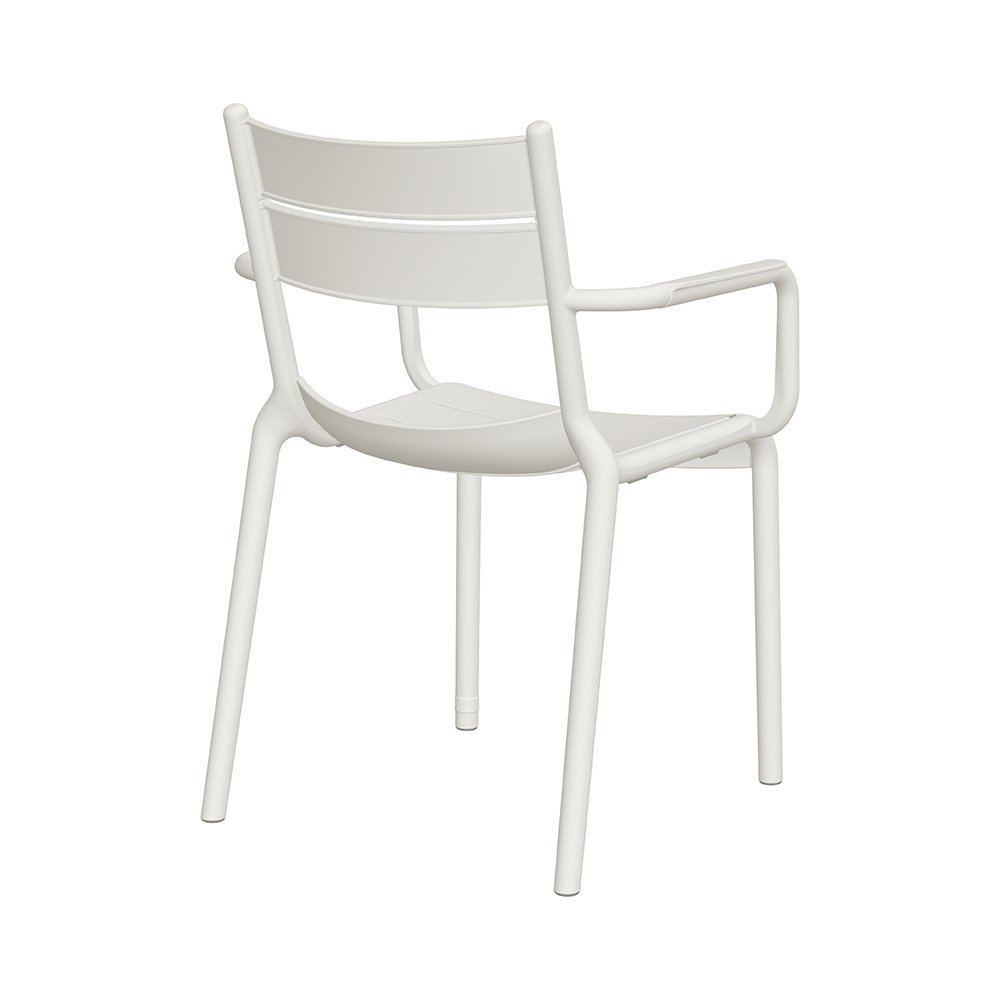 Naples A Stackable Armchair White, 2 Pcs. Picture 2