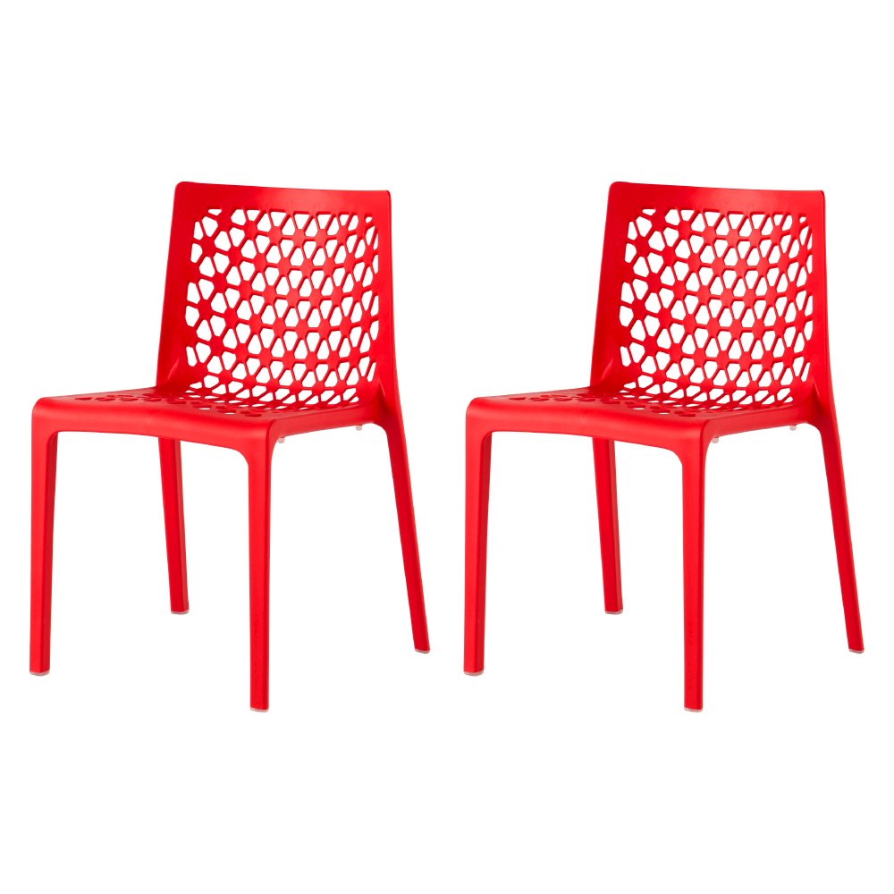 Lagoon Milan Stackable Dining Chair Set of 2. Picture 1