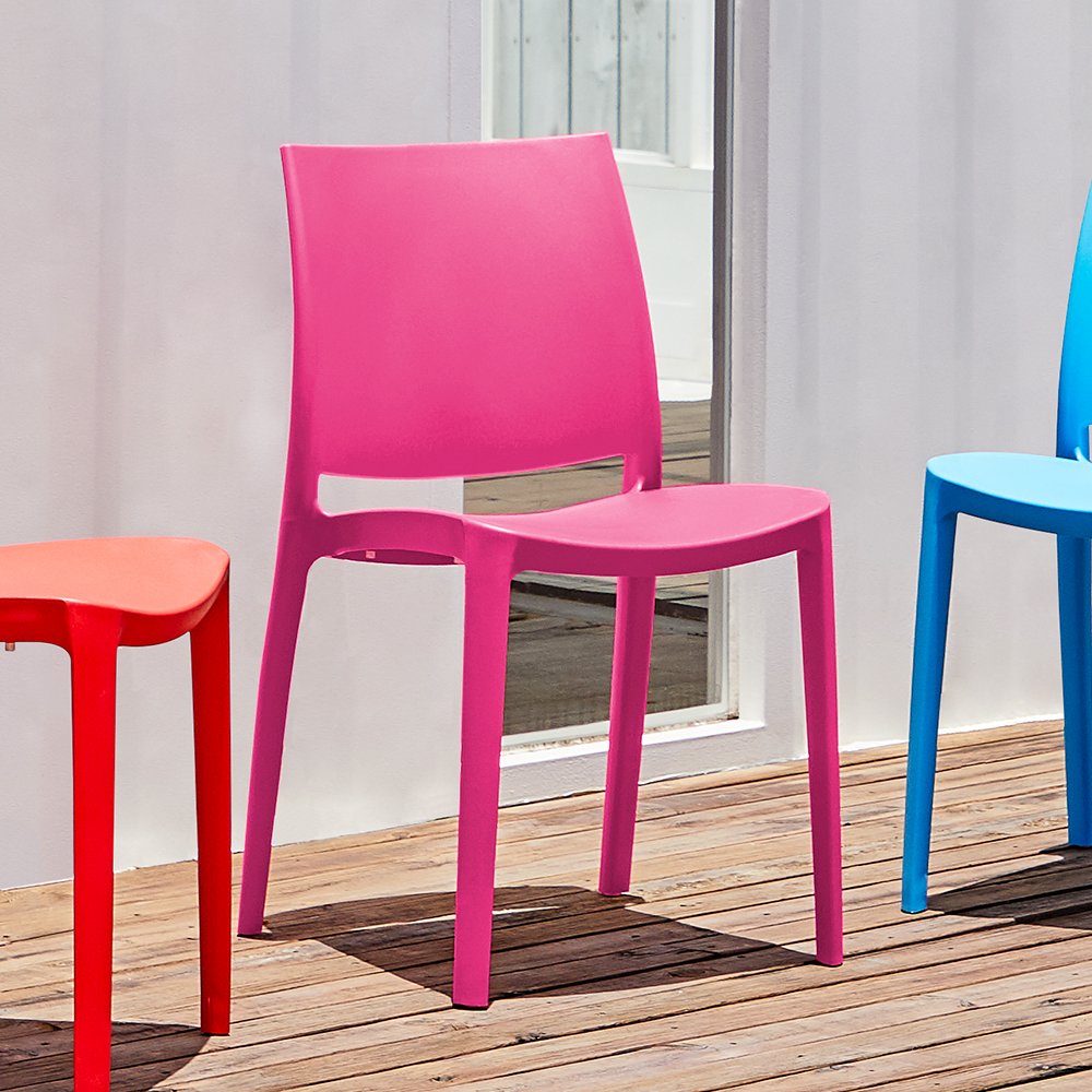Lagoon Sensilla Stackable Dining Chairs Set of 4. Picture 2