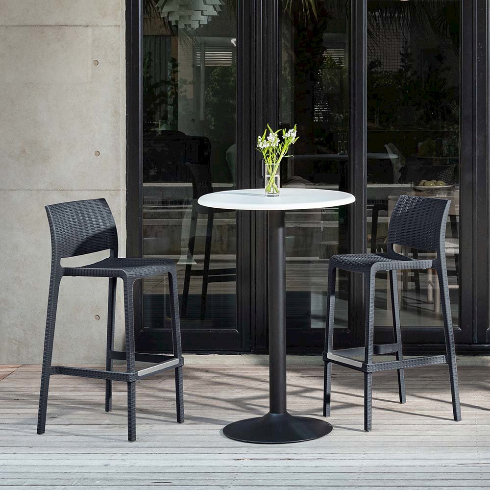Rue Resin Stackable Bar Stool Set of 2. Picture 2
