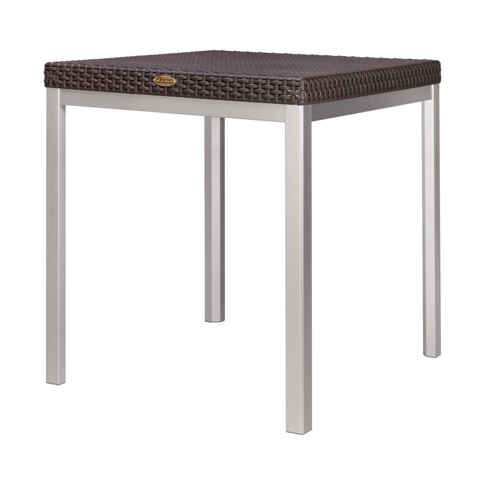 Russ Rattan Coffee Table with Aluminum Legs. Picture 1