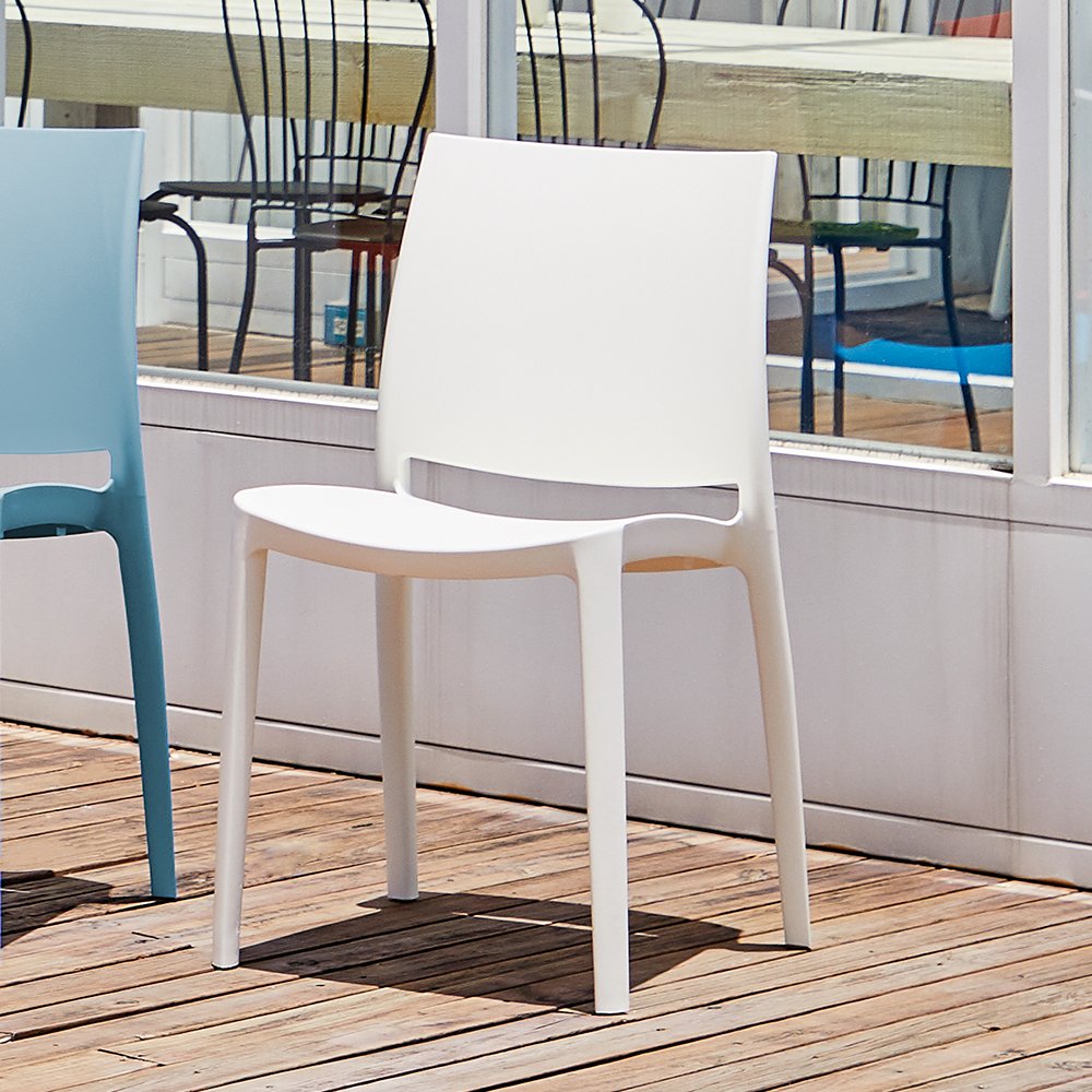 Lagoon Sensilla Stackable Dining Chairs Set of 4. Picture 2