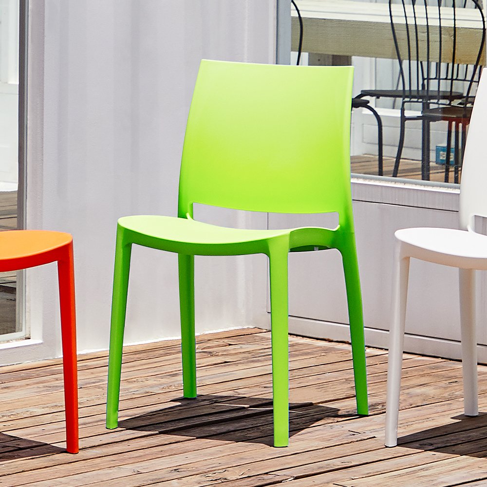Lagoon Sensilla Stackable Dining Chairs Set of 4. Picture 2