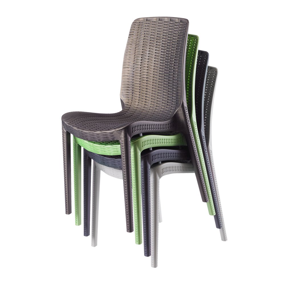 Lagoon Rue Resin Stackable Dining Chairs Set of 4. Picture 5