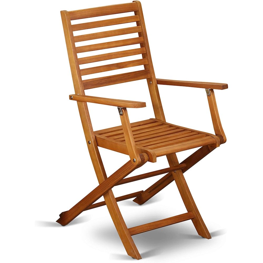 Wooden Patio Set Natural Oil, DIBS5CANA. Picture 3