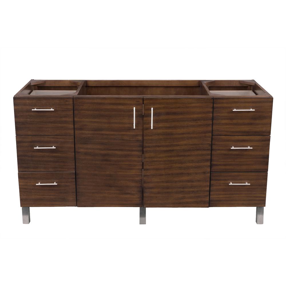 Metropolitan 60" Single Vanity, American Walnut. Picture 1