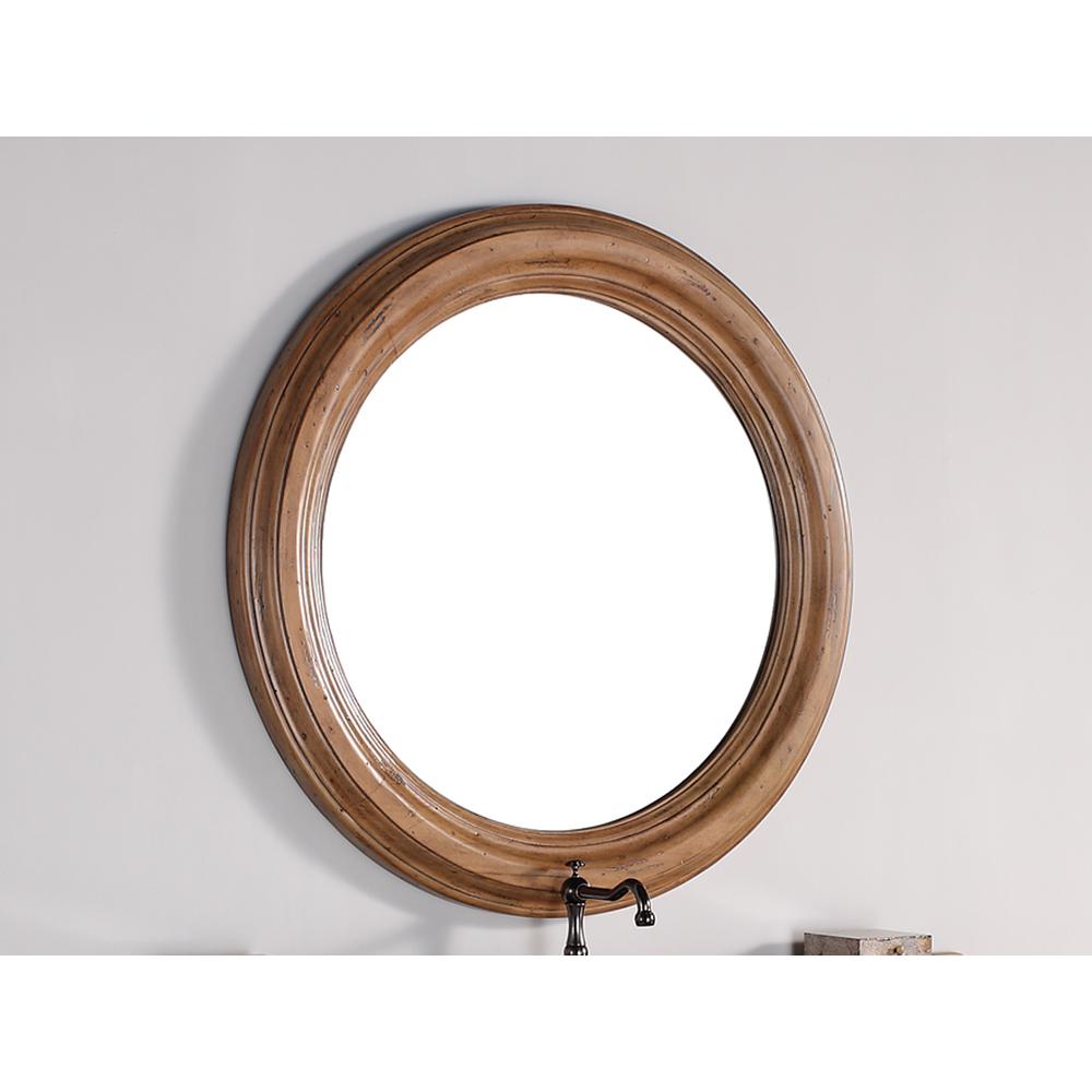 Malibu 40" Mirror, Honey Alder. Picture 2