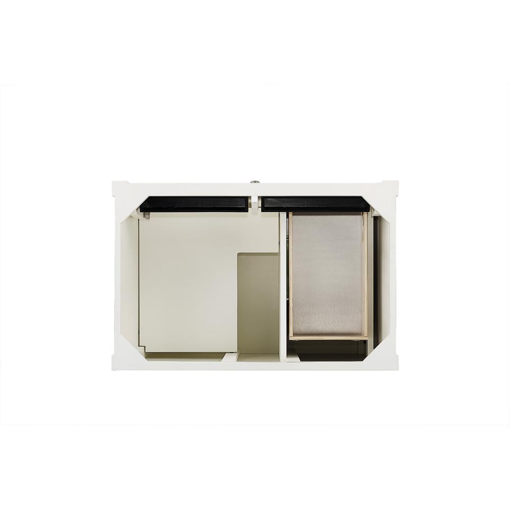 Brittany 36" Single Vanity Cabinet, Bright White. Picture 2