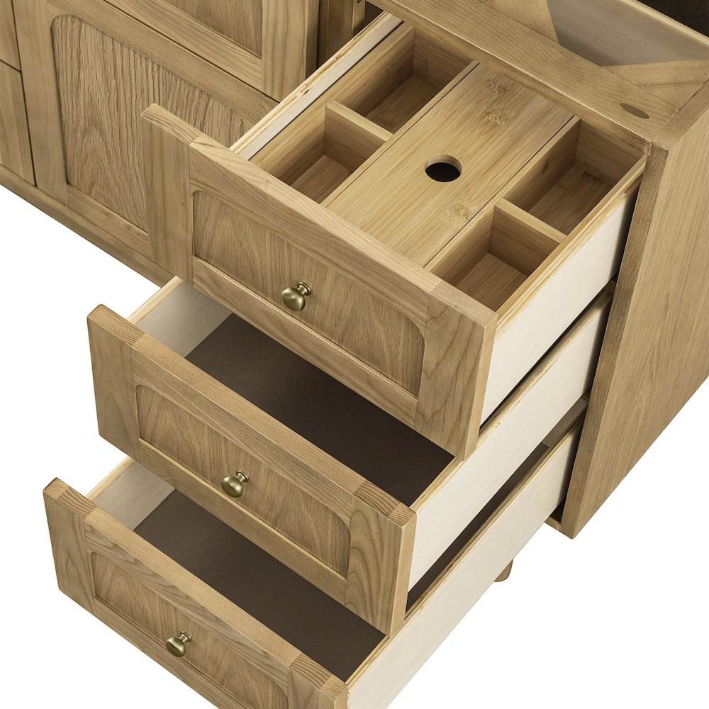 48" Single Vanity Cabinet, Light Natural Oak. Picture 13