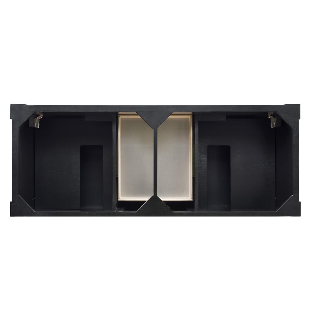 Brookfield 60" Antique Black Double Vanity. Picture 2