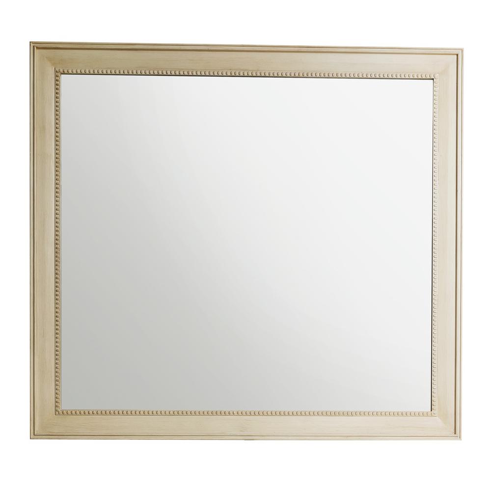 Bristol 44" Rectangular Mirror, Vintage Vanilla. Picture 1
