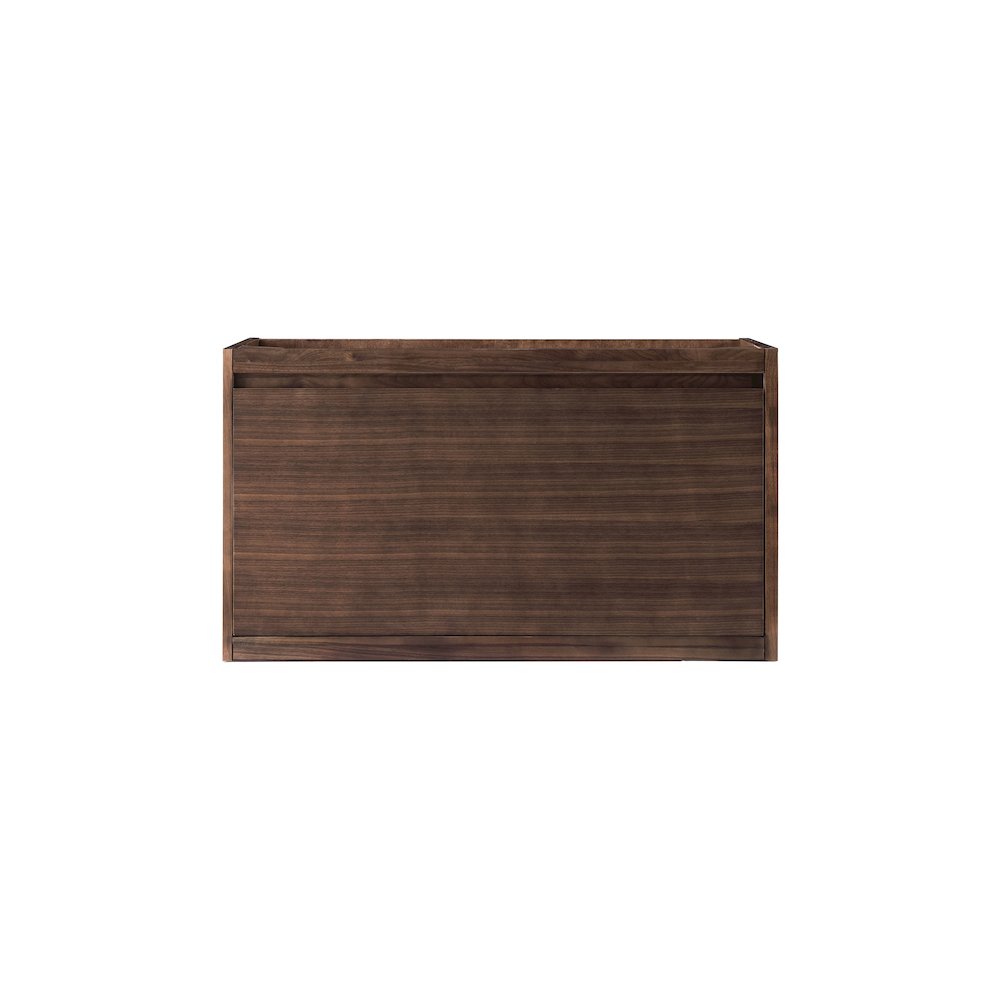 35.4" Single Vanity Cabinet, Mid-Century Walnut. Picture 1