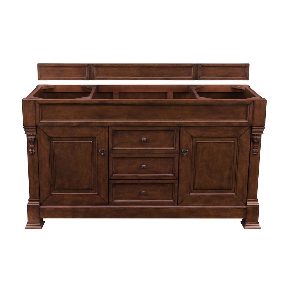 Brookfield 60" Warm Cherry Single Vanity. Picture 1