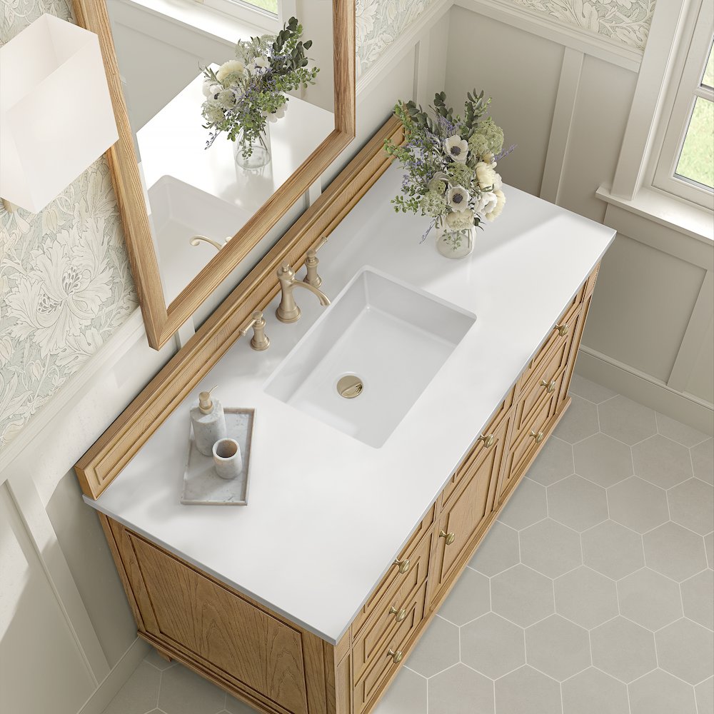48" Single Vanity, Light Natural Oak. Picture 7