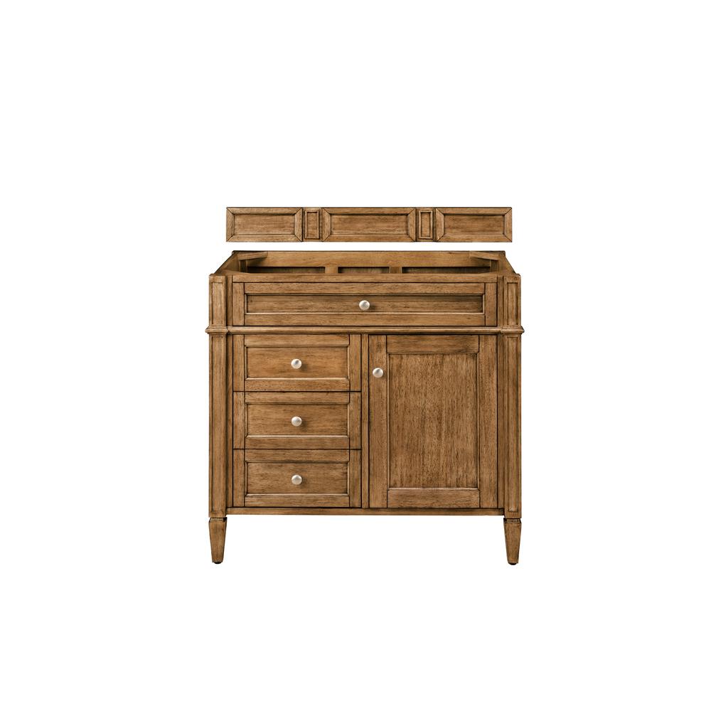 Brittany 36" Saddle Brown Single Vanity. Picture 1