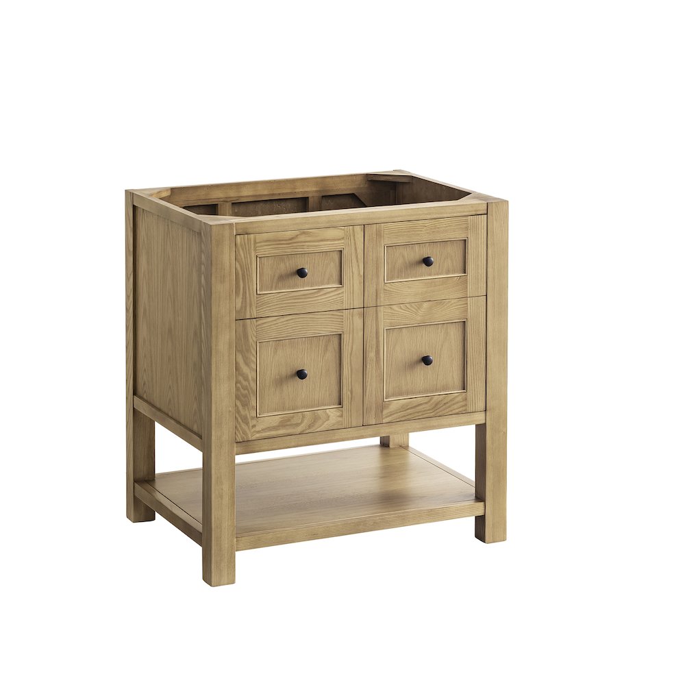 30" Single Vanity Cabinet, Light Natural Oak. Picture 1