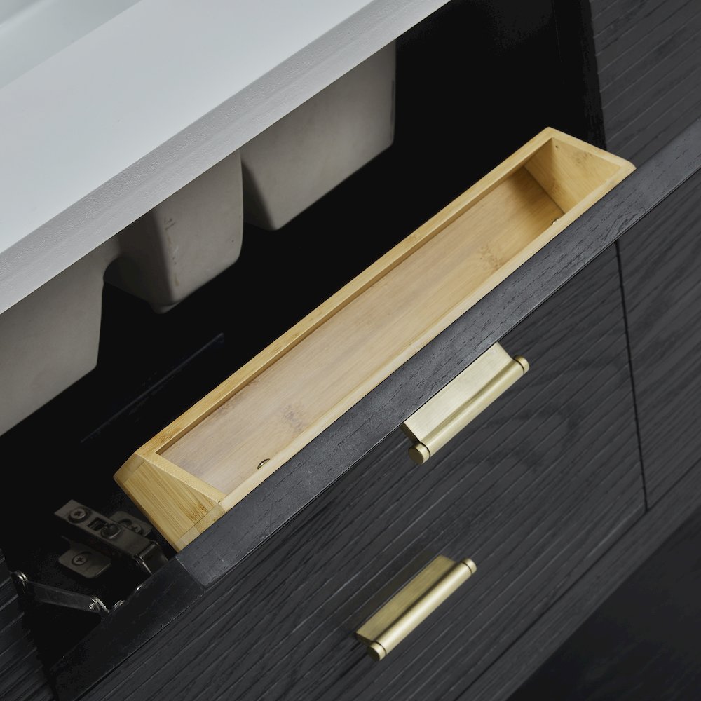48" Single Vanity, Carbon Oak. Picture 7