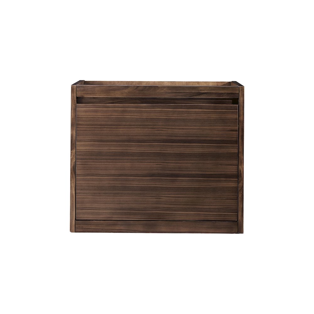 23.6" Single Vanity Cabinet, Mid-Century Walnut. Picture 1