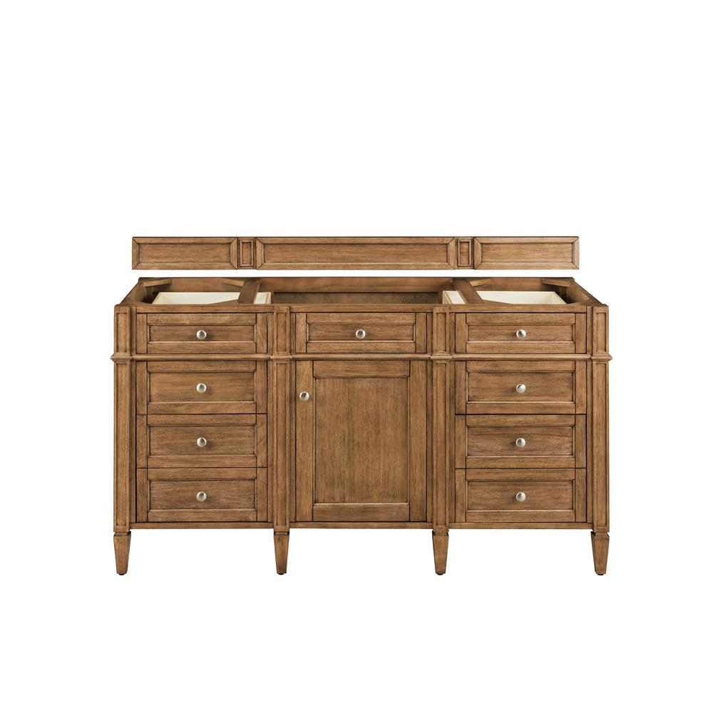 Brittany 60" Saddle Brown Single Vanity. Picture 1
