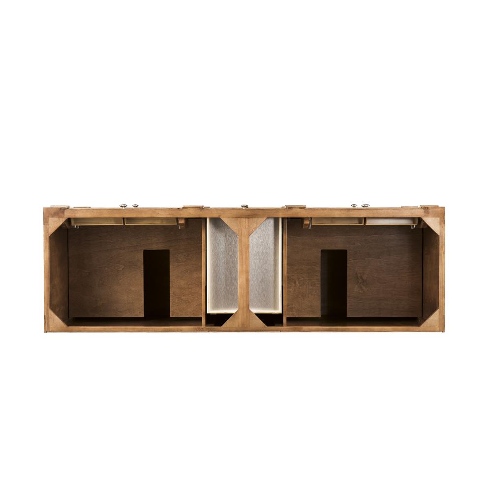 Bristol 72" Double Vanity, Saddle Brown. Picture 2
