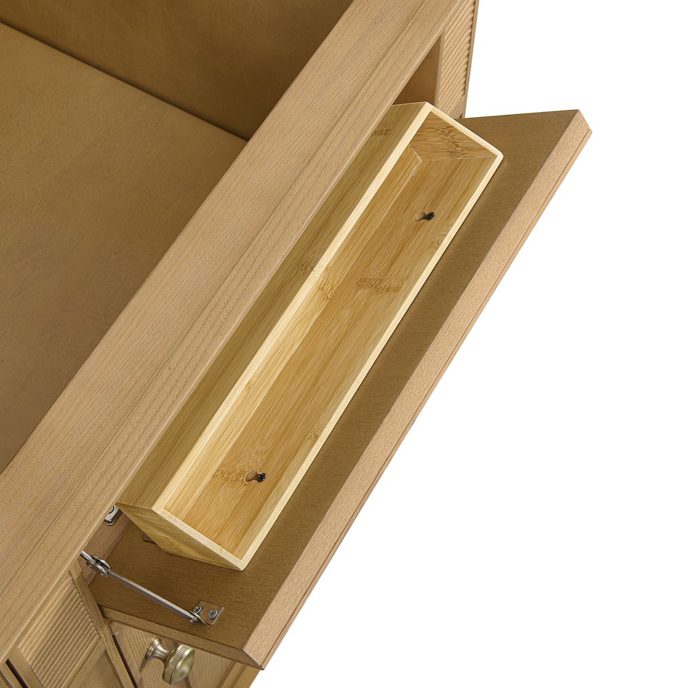60" Double Vanity, Light Natural Oak. Picture 12