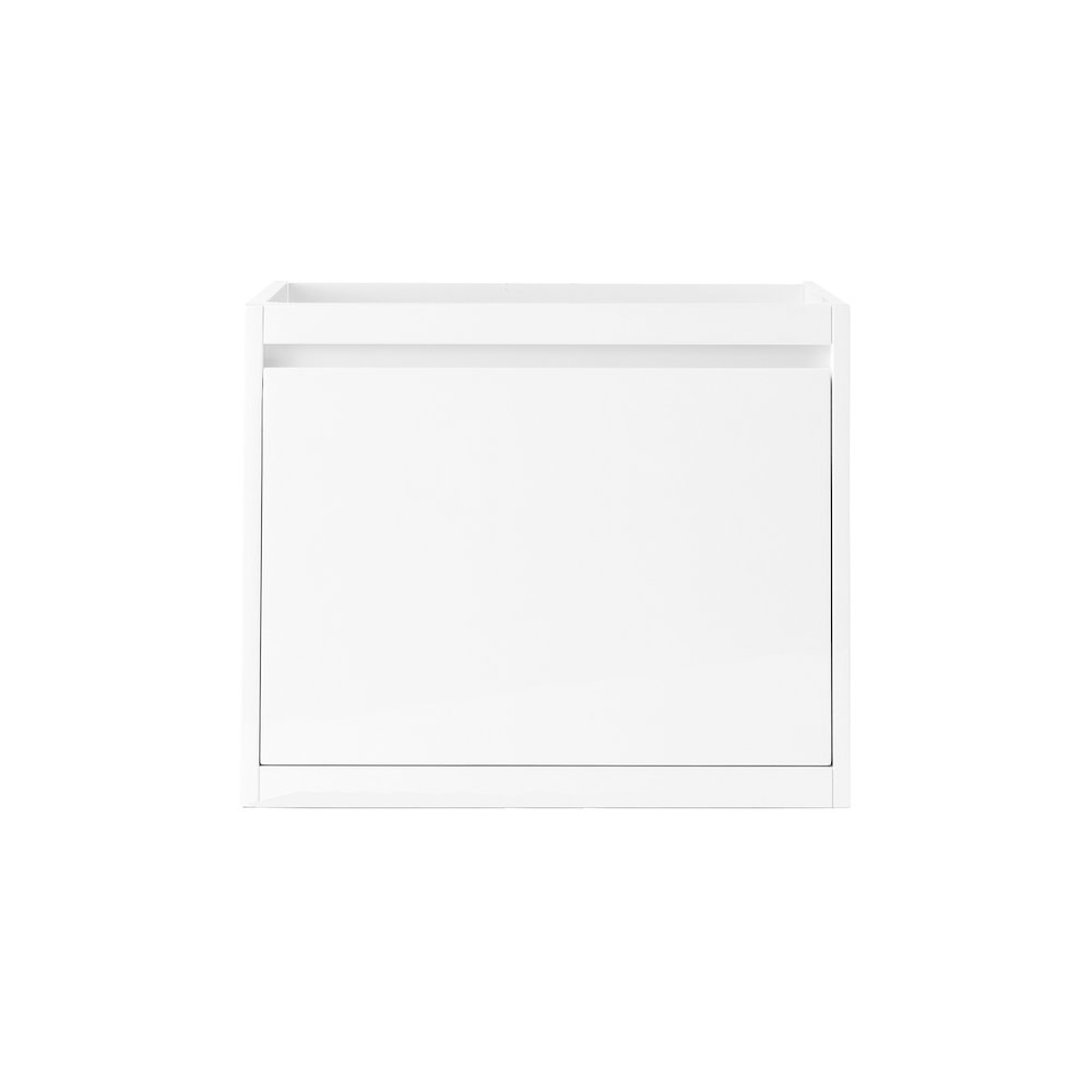 23.6" Single Vanity Cabinet, Glossy White. Picture 1