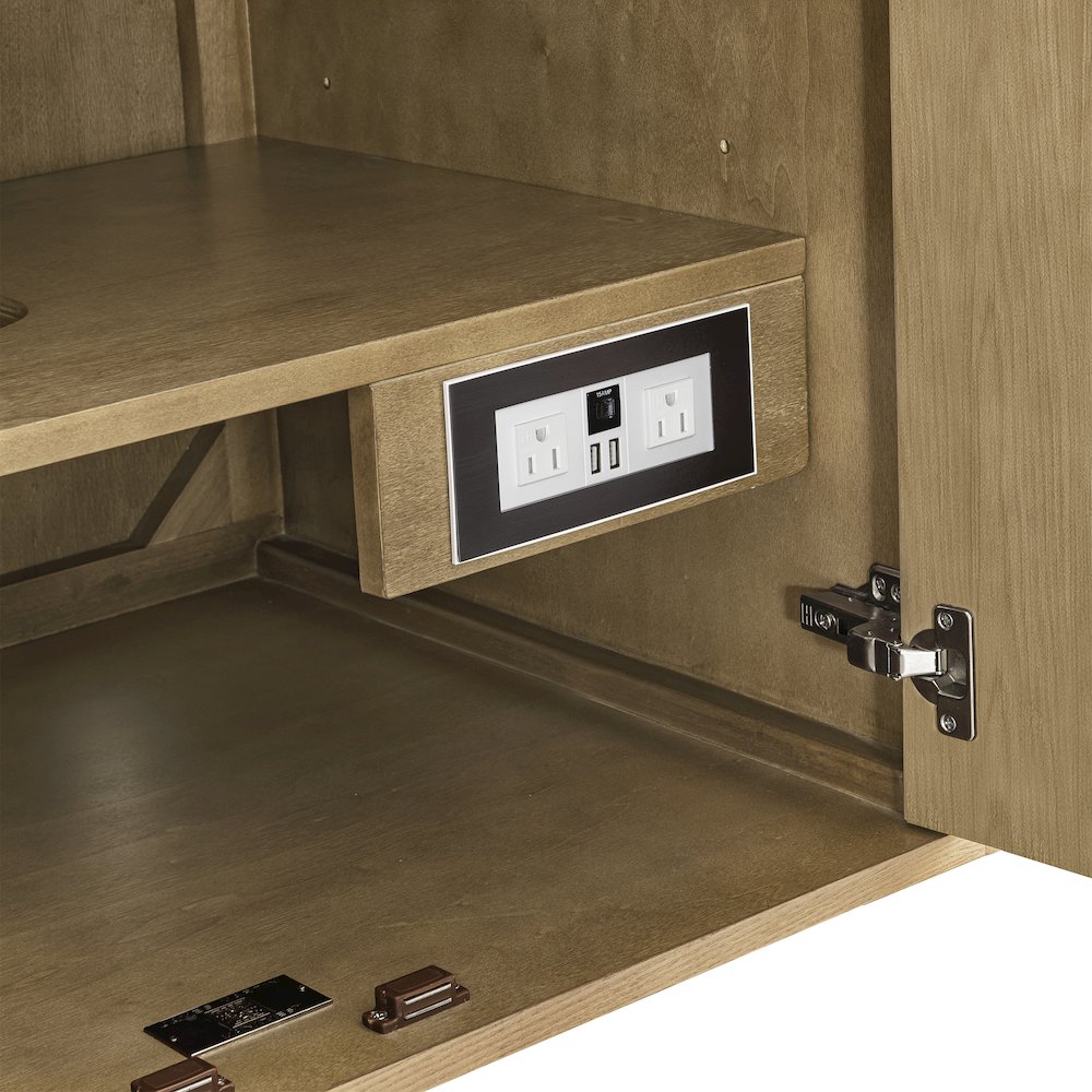 30" Single Vanity Cabinet, Light Natural Oak. Picture 11