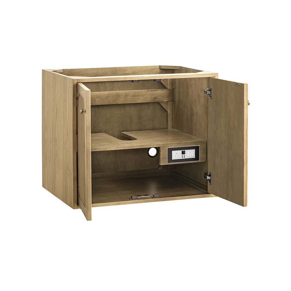 30" Single Vanity Cabinet, Light Natural Oak. Picture 10