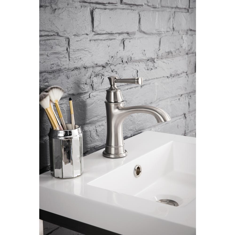 20" Stainless Steel Sink Console, Brushed Nickel Composite Countertop. Picture 5