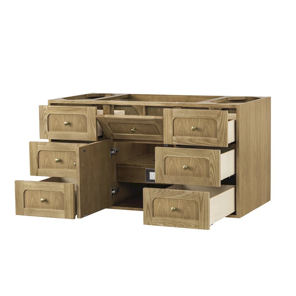 48" Single Vanity Cabinet, Light Natural Oak. Picture 10