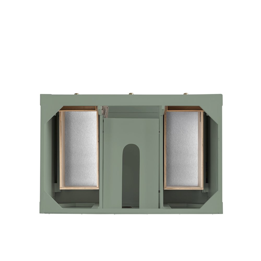 36" Single Vanity Cabinet, Smokey Celadon. Picture 4