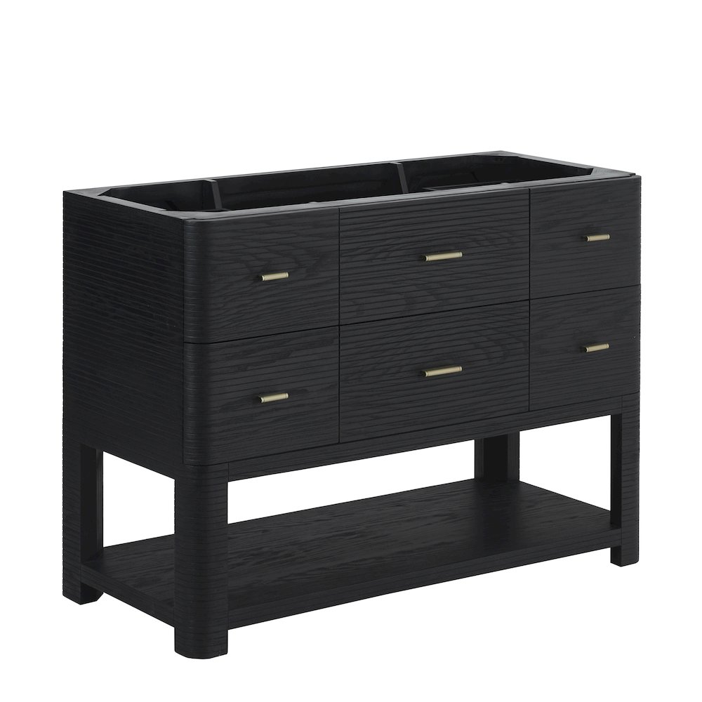 48" Single Vanity, Carbon Oak. Picture 1