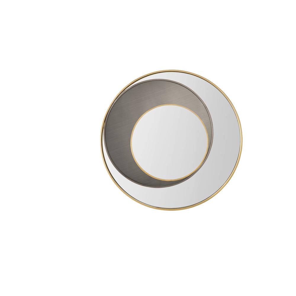 Cosmos 35.4" Mirror, Radiant Gold and Onyx. Picture 1