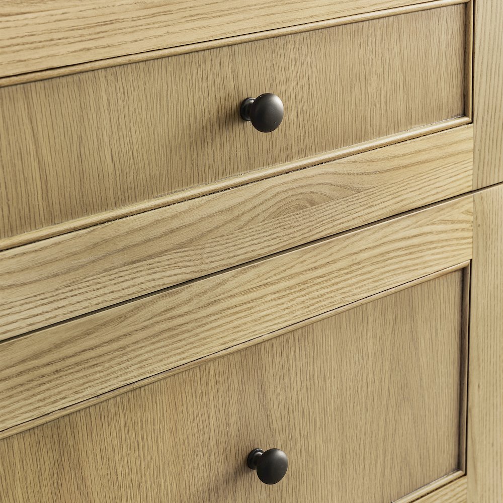 72" Double Vanity Base Only, Light Natural Oak. Picture 11