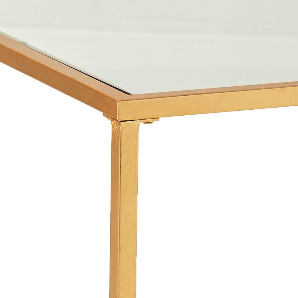 Safavieh Home Collection Antwan Gold Coffee Table. Picture 5
