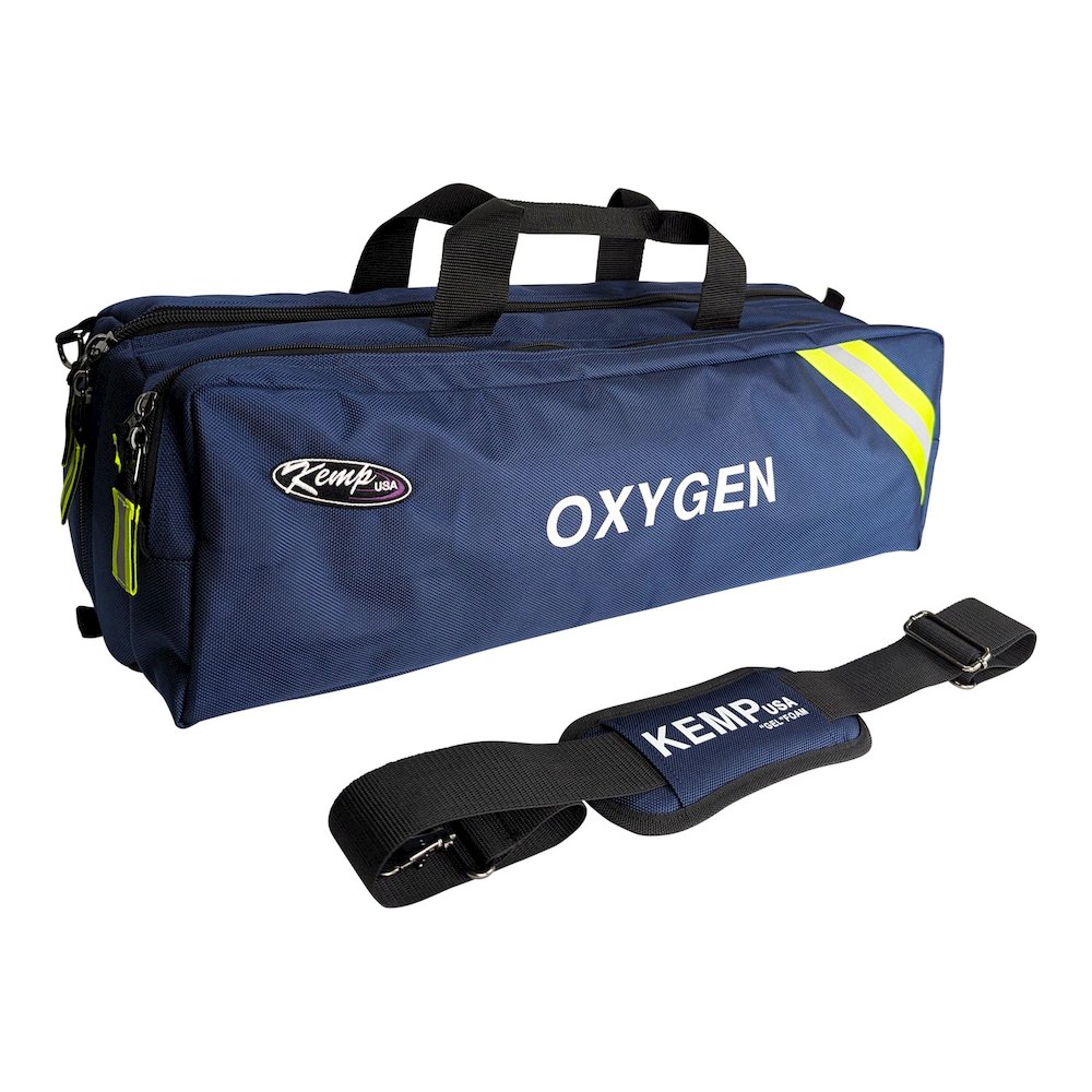 Premium Oxygen Bag, Navy Blue. Picture 2